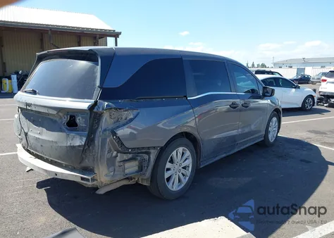 2019 Honda Odyssey Lx из США, поврежденный, VIN 5FNRL6H20KB000060